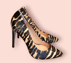 Halston Heritage‎ Shirley Leopard Print Stilletto. SIZE 8.5.
